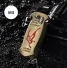 Encendedor de Navaja Plegable Popular Transfronterizo, Encendedor de Llama Azul Metálico, Encendedor Portátil Popular para Exteriores de Celebridad de Internet, Modelo Nuevo