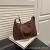 Nuevo Estilo Otoño e Invierno 2026 Bolso de Gamuza de Ciervo para Mujer Bolso de Hombro Gran Capacidad Bolso Cruzado para Viajar Bolso Retro de Ante para Debajo del Brazo