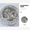 Polvo de espejo mágico para uñas de moda nuevo 2024, polvo de glitter para uñas, polvo plateado explosivo, decoración de uñas con polvo de glitter, en stock, venta al por mayor