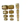 Conector Roscado de Latón NPT de 1/2 pulgada Adaptador de Tubería Macho, Conector Roscado Hexagonal Rosca Exterior NPT de 1"