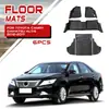 Adequado para Tapetes de Chão e Tapetes de Porta-Malas de Carro Toyota Camry 2012-2017, Tapetes Especiais de Cobertura Total para Soleiras Camry