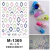 Nova Tecnologia Adesivos de Arte para Unhas Estéreo 5D Ursinho de Mel Adesivos em Relevo Adesivos de Animais de Desenho Animado Podem Misturar Venda por Atacado
