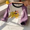 Camisetas de Manga Larga para Niños y Niñas Ropa de Otoño 2026 Nuevos Tops Elegantes de Bebé con Lazo y Dibujos Camisetas Básicas para Niños Otoño