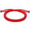 Pulsera de Hilo Rojo Ajustable Nudo Vajra Estilo Tibetano Año del Caballo 2026 para Hombres y Mujeres