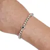 Pulsera de Cadena de Tenis con Diamantes Incrustados de Trébol de Cuatro Hojas Hip-Hop para Mujer, Pulsera de Alta Gama, Pulsera, Joyería para Manos, Accesorios Populares Transfronterizos