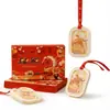 Fragrância para Guarda-Roupa Placas de Gesso Presente de Ano Novo Ornamento para Pendurar no Carro Desodorizante de Longa Duração Ano do Cavalo Acessório de Fragrância para Carro