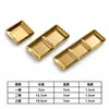 Acero Inoxidable 304 Cuadrado Plato para Salsa Plato para Sumergir Carne Barbacoa Coreana Compartimento para Condimentos Olla Caliente de Buffet Plato Pequeño Uso Comercial