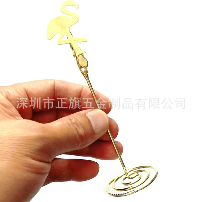 火烈鸟鳄夹带座(金色)