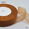 Gasa de nieve transparente de 4 cm y 45 m con gancho para sombrero, accesorios para el cabello, lazo de bricolaje, regalo de boda, cinturón, 50 yardas/rollo