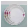 Juego de Plato y Plato para Frutas de 9 Pulgadas, Plato Hondo, Vajilla, Plato para Pescado al Vapor, Plato de Arroz de Cerámica, Plato para Sopa, Bandeja, Estilo Nórdico