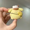 Pingente de Boneca Fofo Pacote de Material DIY Tricô à Mão Crochê Crochê Presentes Feitos à Mão para Passar o Tempo