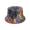 Chapéu de Bacia de Verão Novo Estilo Amazon Transfronteiriço Tendência Personalizada Hip-hop Viagem Praia Chapéu de Sol Chapéu de Pescador Cartoon para Homens