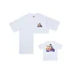 26 Comércio Exterior Transfronteiriço Marca Europeia e Americana Tendência Palácio Triangular Fio Duplo Estampado Alta Qualidade Casual Camiseta de Manga Curta para Homens e Mulheres t