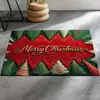 Tapetes de Entrada para Porta de Casa de Veludo de Cristal Transfronteiriços para o Natal Tapetes para Banheiro Entrada de Banheiro Carpete para Casa Tapetes Resistentes ao Desgaste e Manchas