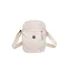 Exquisito bolso pequeño para mujer, bolso de hombro a cuadros girly, bolso cruzado ligero y casual para teléfono móvil, bolso a cuadros de estilo coreano transfronterizo para mujer
