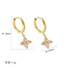 Collar de Acero de Titanio con Diseño Francés de Lujo Ligero, Compacto, Trébol de Cuatro Hojas Completamente Incrustado de Diamantes para Mujer, Exquisito y Dulce, Set de Cadena Versátil de Alta Gama para Clavícula