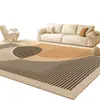 Alfombra para sala de estar 2026 nueva de lujo ligero de alta gama para sofá mesa de centro habitación del hogar dormitorio tapete de piso, lavable, no necesita lavado, engrosada