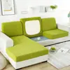 Nova capa de sofá universal, tudo incluído, simples, antiderrapante, capa de almofada para chaise longue, capa de sofá elástica universal