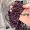 Contas pontiagudas de 4MM contas de vidro de cristal contas de furo reto cristal DIY pulseira colar brincos acessórios de cabelo acessórios