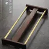 Alas de Pollo Ébano Cobre Madera Estante para Tazas de Té Estante de Almacenamiento para Ceremonia de Té Japonesa Estante para Secar Tazas Soporte para Tazas de Té Accesorios para Juego de Té Kung Fu
