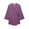Exportación Transfronteriza Ropa Nueva para Mujer Estilo Europeo y Americano Kimono de Lino Chaqueta Cruzada 6078572 Pantalones Casuales 5057572