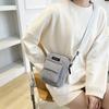 Veludo 2022 Nova Moda Bolsa de Ombro Bolsa Feminina Casual Ao Ar Livre Bolsa Crossbody Campus Portátil Estilo Coreano Bolsa Feminina