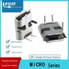 Direto da fábrica MICRO base 2p 90 graus placa pino horizontal borda reta/ondulação 1.8 pino