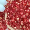 Contas de esmalte colorido cor de orquídea lírio acessórios para roupas 2024 novo pulseira contas de vidro material diy feito à mão