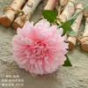 Flores de Dalia Artificiales al por Mayor de Fabricante para Decoración de Bodas Manualidades Estilo Ins Ramo de Mano Flores Falsas Plantas Verdes