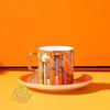 Juego de Tazas de Café Cerámica Hogareño Estilo Europeo Té de la Tarde Inglés Juego de Té Taza de Té Negro Hueso de Porcelana Caja de Regalo Taza de Hueso de Porcelana