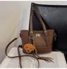 Bolsos de Moda Populares Transfronterizos para Mujer, Otoño e Invierno 2026 Nuevo Bolso Versátil de Hombro Cruzado, Bolso Cubo Casual