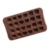 Molde de jabón frío hecho a mano Jane beauty spot 24 rosas caja de regalo amor silicona molde de chocolate molde de caramelo de leche