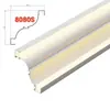 Luz Linear Integrada de Montagem Superficial para Pálpebra Dupla Sulco de Alumínio Luz de Linha de Canto de Teto para Sala de Estar Sulco de Luz de Liga de Alumínio Sem Teto
