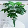 Plantas Simuladas, Plantas Verdes Simuladas, Bonsái, Plantas en Maceta, Decoración para Embellecer Jardines de Interior, Hojas de Árboles Artificiales Falsos