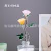 Rosa de Cristal Regalo de San Valentín Decoraciones para Sala de Estar, Mueble Bar, 520 Souvenirs de Boda para Novias