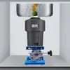 Soporte Amortiguador para Triturador de Basura Marco de Soporte para Máquina de Residuos de Cocina Soporte Amortiguador Base Mesa Pequeña Ajustable Manualmente