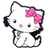 Nuevos dijes para zuecos con temática de anime de Sanrio, goma suave, lindos accesorios para zapatos DIY, hebillas decorativas de dibujos animados, venta al por mayor