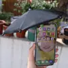 Clipe de Celular Guarda-chuva Pequeno Suporte de Celular para Carro Guarda-sol para Carro Proteção Solar Anti-Reflexo Guarda-chuva Pequeno