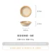Prato de molho marrom estilo minimalista japonês, cozido em forno, prato de cerâmica para mergulhar para casa, prato de tempero, prato de lanche, prato de molho de soja e vinagre, pratinho