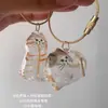Llavero Adorno para Guardar Pelo de Mascota Llavero Creativo Gato Estuche Transparente Colgante Encanto Caja de Colección de Bolas de Pelo