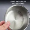 Frasco de Tempero de Aço Inoxidável 304 Coreano Pote de Molho de Pimenta de Cozinha Pote de Sal com Colher Caixa de Tempero Pote Dourado Criativo