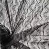 Tela de malla jacquard corrugada no elástica, tela de encaje para vestido de novia de moda para mujer, disponible en stock