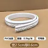 Tira de Borde Suave de PVC Autoadhesivo Pu Estilo Francés para Decoración de Puertas con Arco Curvo Borde de Pared de Fondo Estilo Europeo Línea de Yeso
