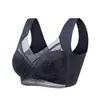 Sujetador de Encaje sin Costuras de Seda de Hielo para Mujer con Copas Fijas Push-Up Anti-Caída Hermoso Chaleco Deportivo Banda para Mujeres con Curvas