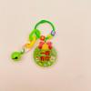 Llavero acrílico de alce navideño nuevo y creativo con forma de tarjeta de personaje navideño, bolsa, decoración, colgante, regalo, texto, joyería