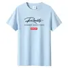 Camiseta Masculina de Manga Curta Atacado Masculina Verão 2024 Nova Moda Estampada Ins Solta Camiseta Moda Estudante Marca Top