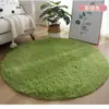 Alfombra de Color Sólido de Lana de Seda, Felpudo Redondo para Piso, Esterilla de Yoga, Alfombra para Mesita de Noche de Dormitorio, Felpudo para Vestidor, Alfombra para Mesita de Noche