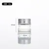 Frasco de Vidro Transparente para Creme 100g Frasco para Creme Facial 50g Frasco para Creme para os Olhos Pote Transparente para Máscara Frasco para Embalagem Cosmética