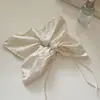 Lenço Quadrado Pérola Brilhante Fino Laço de Fita Lenço Quadrado Prendedor de Cabelo Feminino Elástico Acessórios de Cabelo