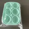 Suministro de fábrica de molde de silicona para hockey sobre hielo, bricolaje, cubo de hielo de silicona para cocina, herramienta casera para cubitos de hielo redondos, disponible al por mayor.